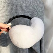 Aria – 100% Rex Rabbit Fur Earmuffs