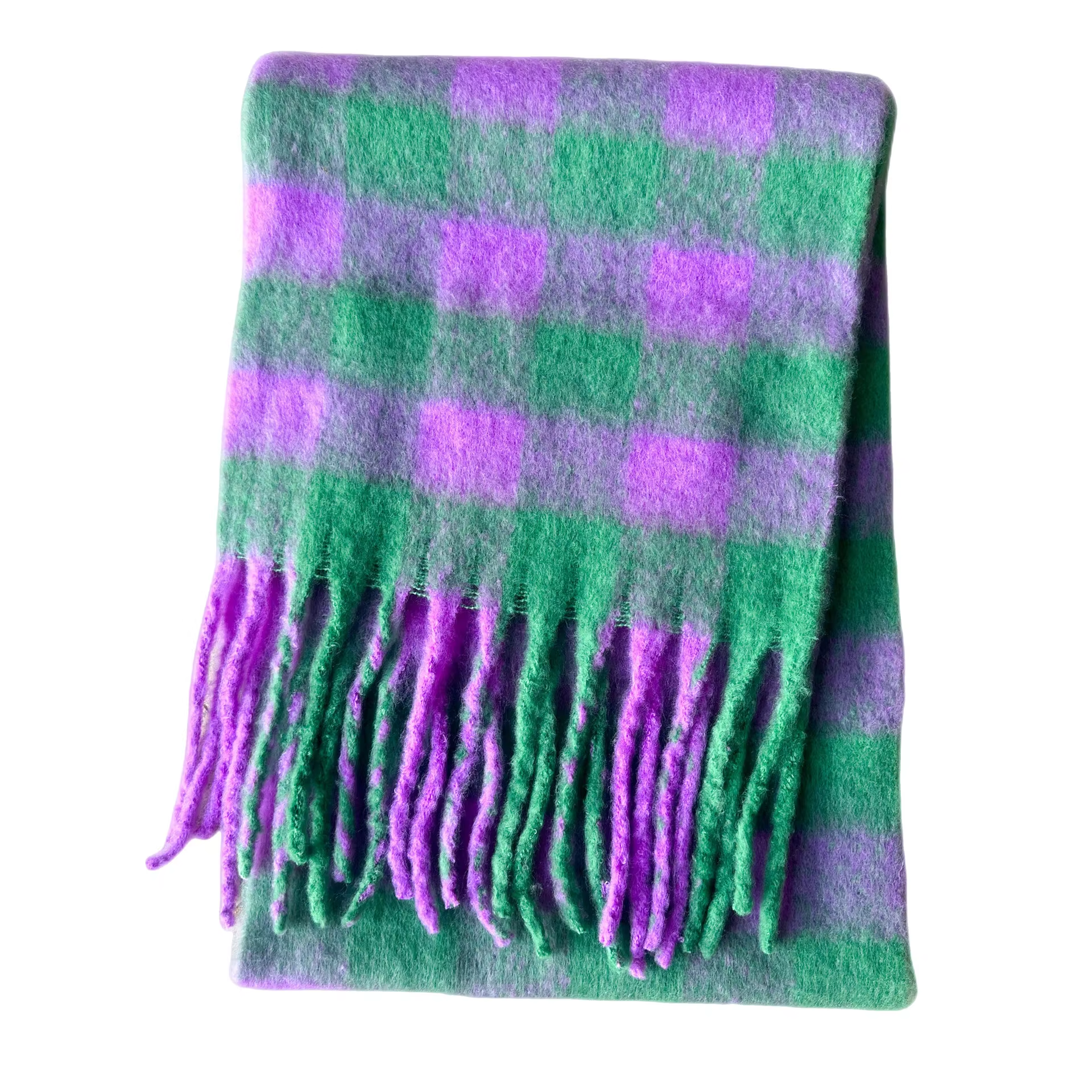 Plaid Luxury Cashmere Scarf