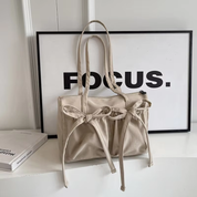 Soojin – 2024 Korean Bow Nylon Shoulder Bag