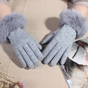 Rabbit Fur Gloves