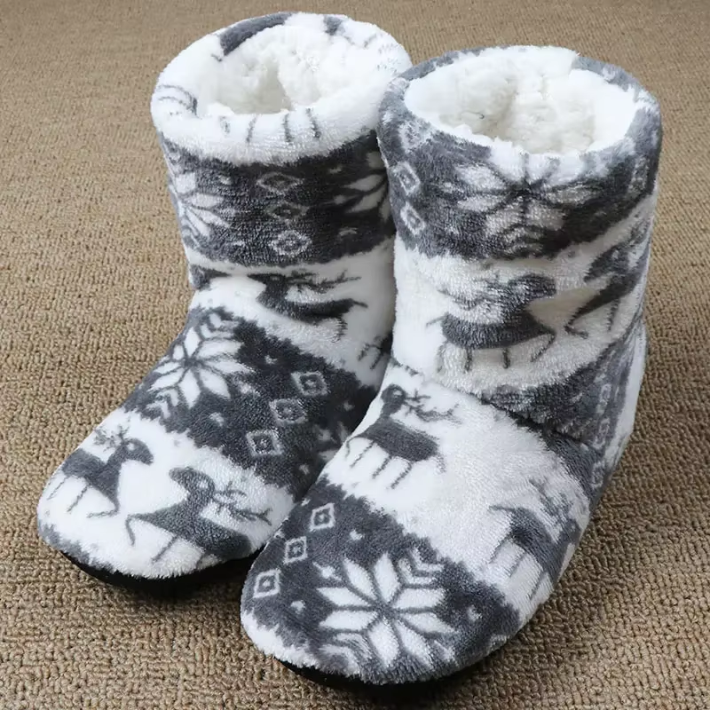 Caroline – Cozy Winter Fur Slippers