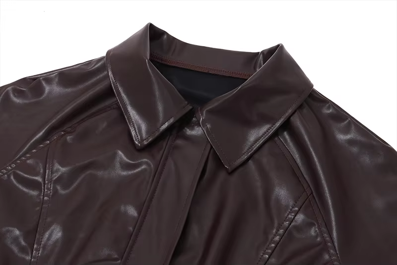 Karen – Vintage Wine Red Leather Jacket