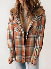 Hazel – 2024 Plaid Woolen Coat