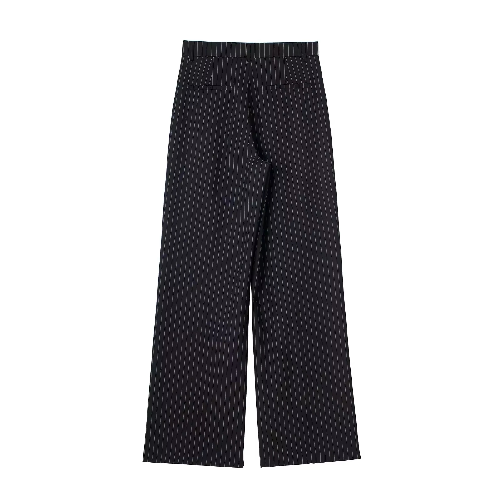 Christina – High-Waisted Striped Suit Pants