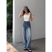 Angela – High-Waisted Wide-Leg Jeans