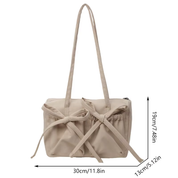 Soojin – 2024 Korean Bow Nylon Shoulder Bag