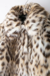 Cindy – Leopard Print Faux Fur Coat