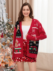 Alice – Gingerbread Men Christmas Cardigan