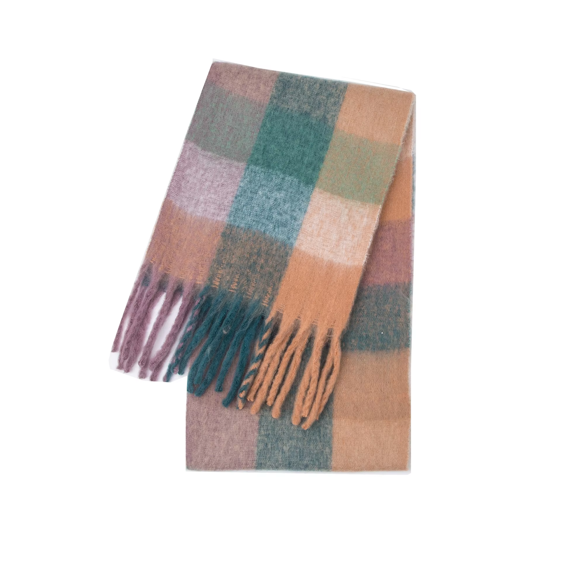 Plaid Luxury Cashmere Scarf