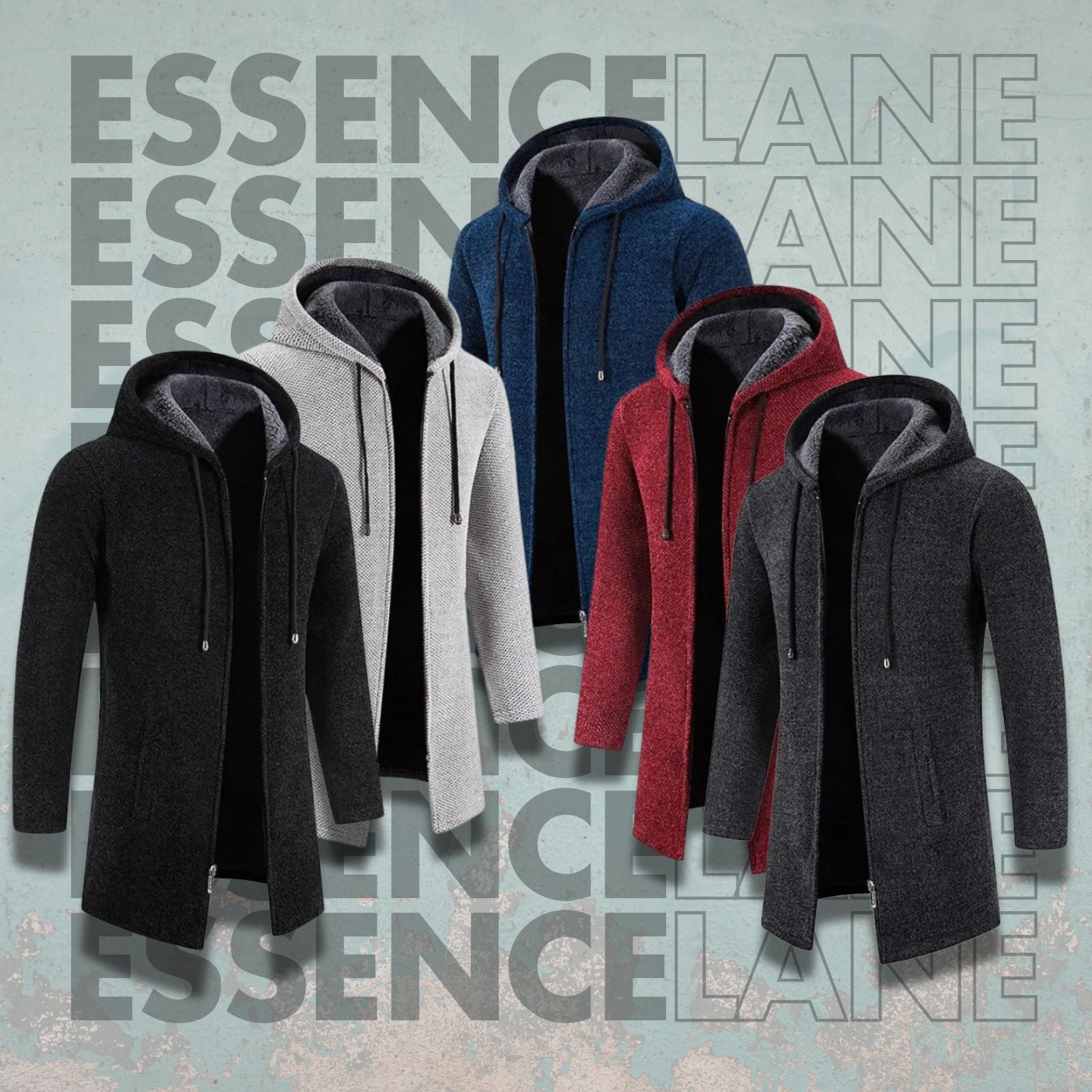 Luke – Mid-Length Hooded Jacket