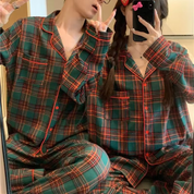 Noah & Emma – Christmas Plaid Pajama Set