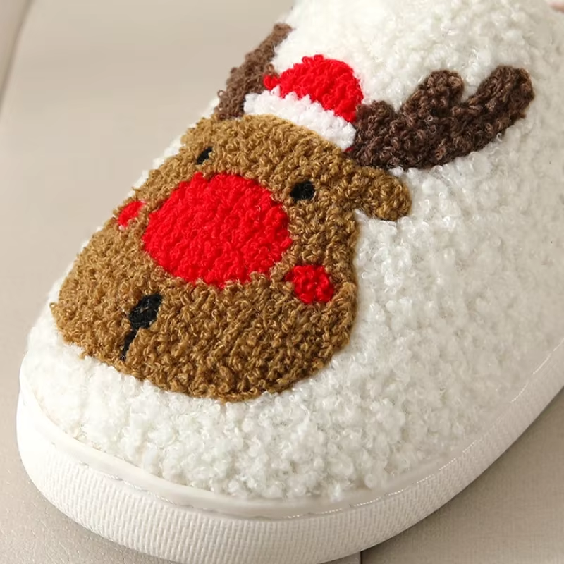 Noah & Emma – Christmas Elk Slippers