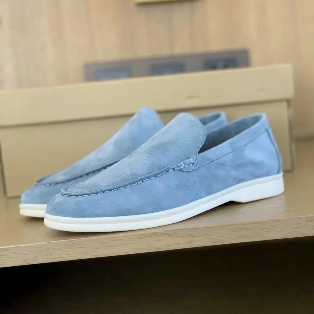 Raymond - Suede Pointed Loafers