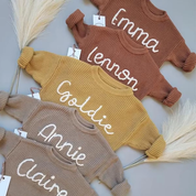 Baby Sweater- Personalized Hand Embroidered