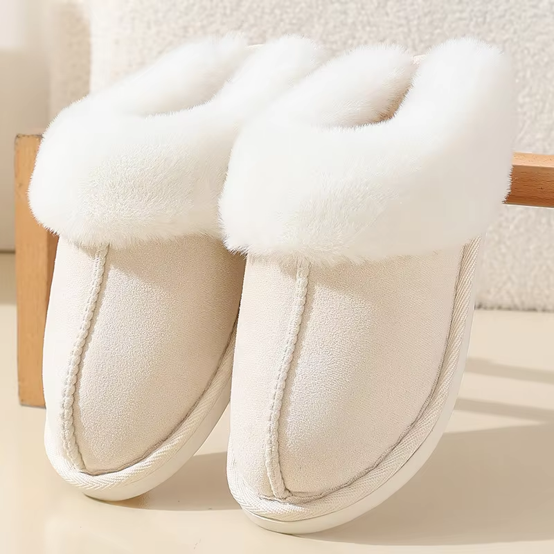 Mica – Winter Cozy Faux Fur Slippers