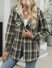 Hazel – 2024 Plaid Woolen Coat