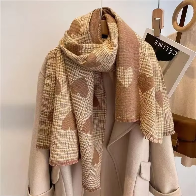 Double-Sided Cashmere Scarf