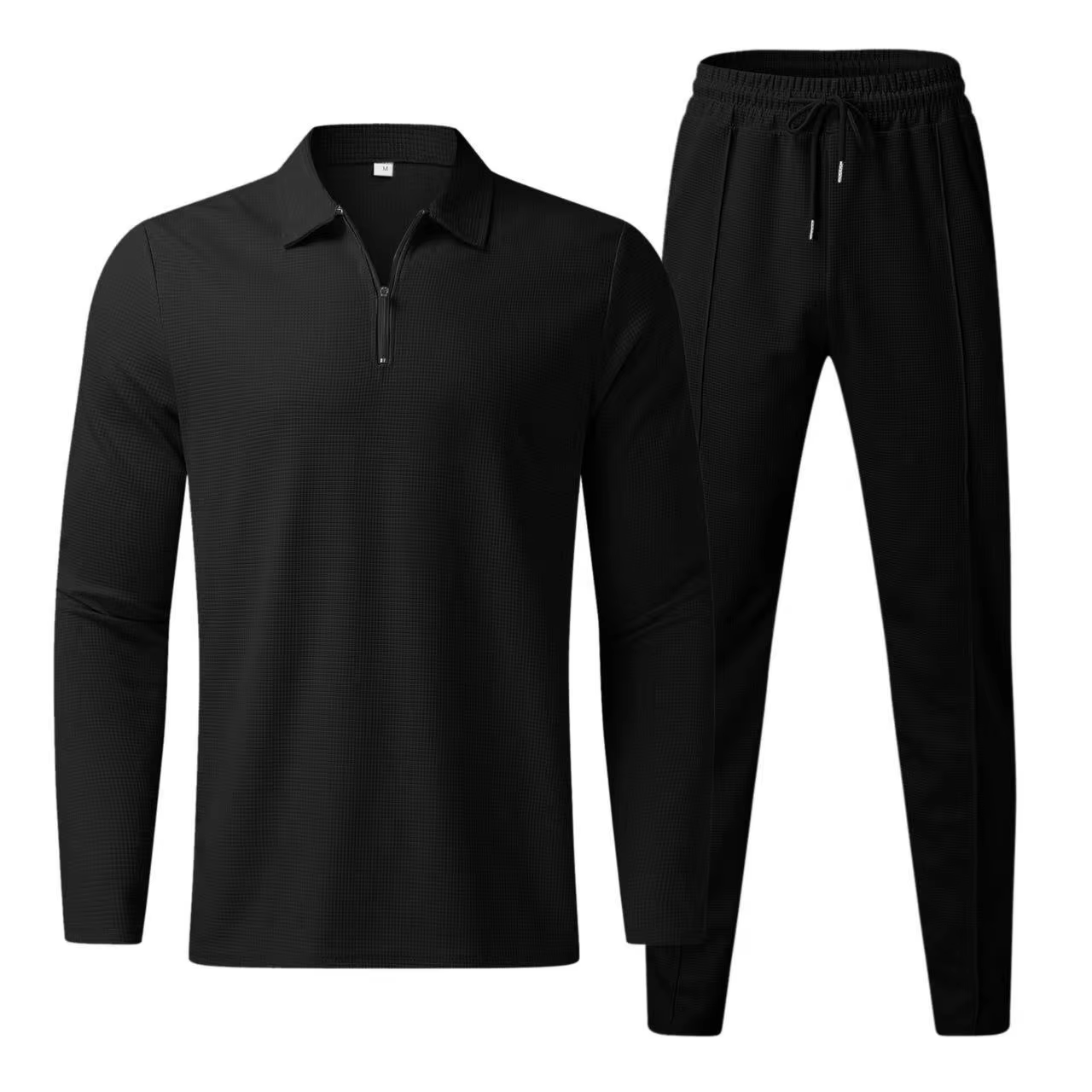 Ethan – Solid Polo & Pants Set