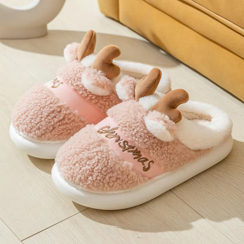 Ethan & Ava – Deer Antler Slippers