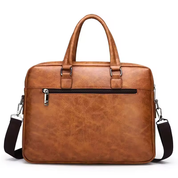 Leather Laptop Briefcase Bag