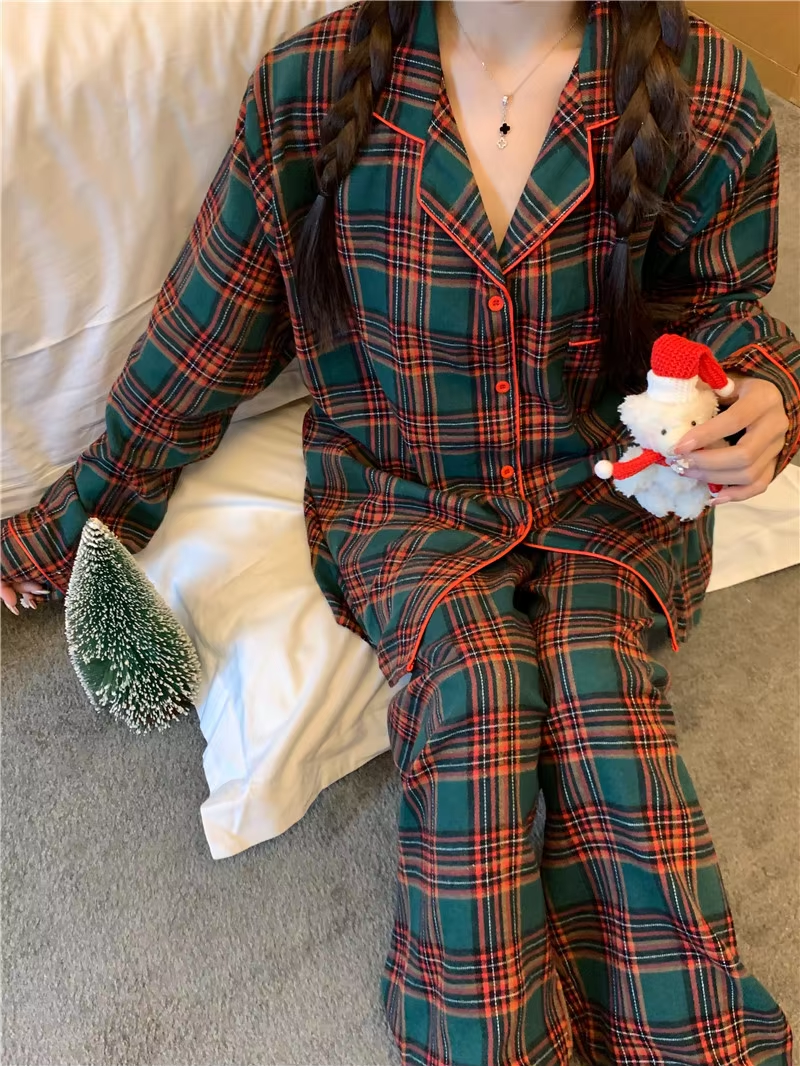 Noah & Emma – Christmas Plaid Pajama Set