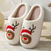 Liam & Lily – Christmas Tree Fluffy Slippers