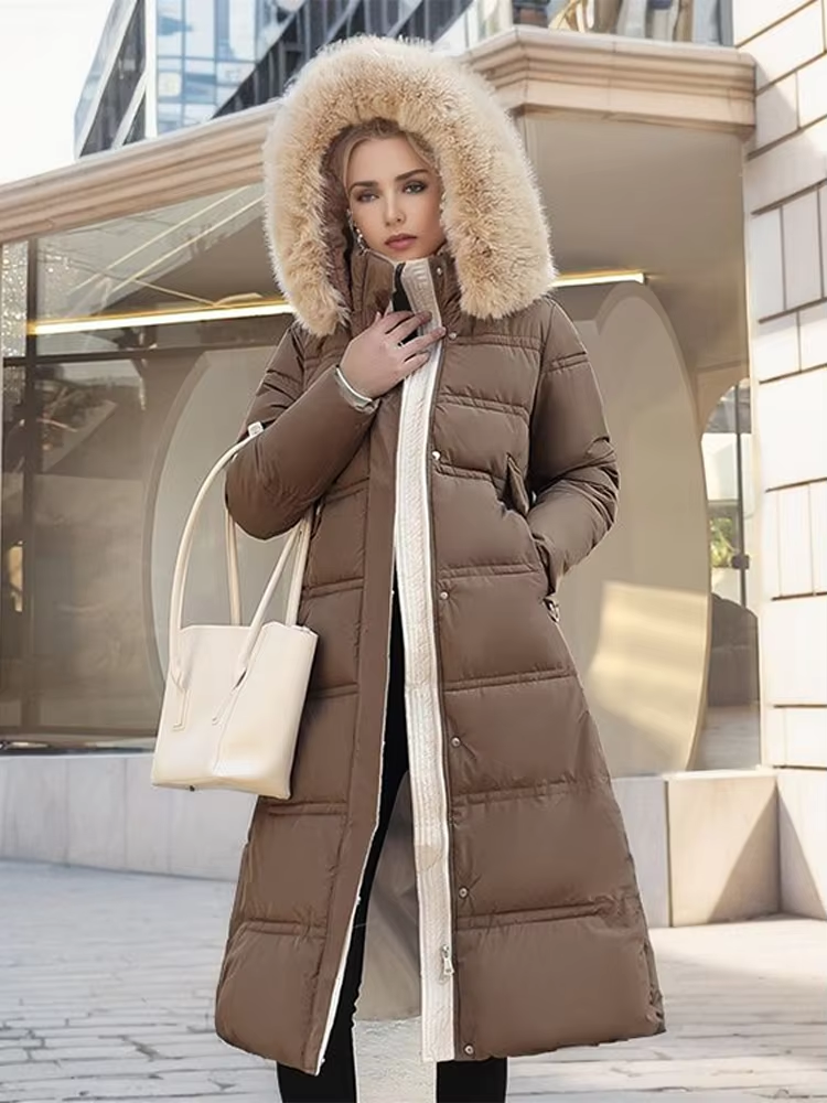 Cecelia – Elegant Cotton Padded Down Coat