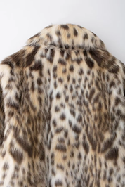 Cindy – Leopard Print Faux Fur Coat