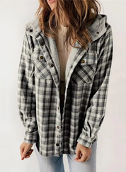 Hazel – 2024 Plaid Woolen Coat