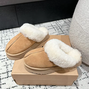 Jasmine – Furry Platform Snow Boots