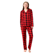 Blake & Mia – Cozy Plaid Pajama Set