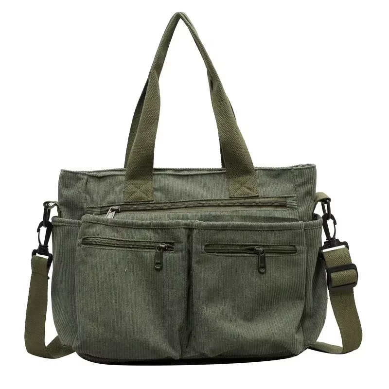 Amelia – Large Capacity Corduroy Tote