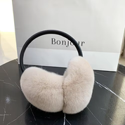 Aria – 100% Rex Rabbit Fur Earmuffs