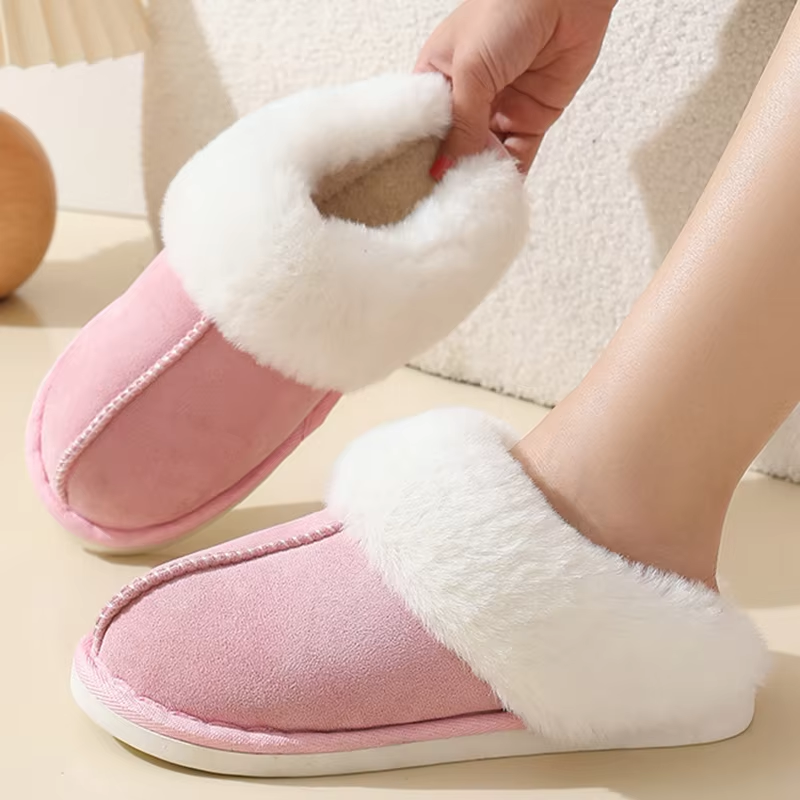 Mica – Winter Cozy Faux Fur Slippers