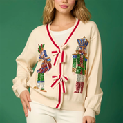 Faith – Christmas Sequin Soldier Cardigan