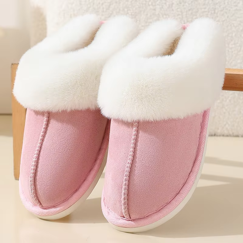 Mica – Winter Cozy Faux Fur Slippers