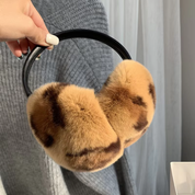 Aria – 100% Rex Rabbit Fur Earmuffs