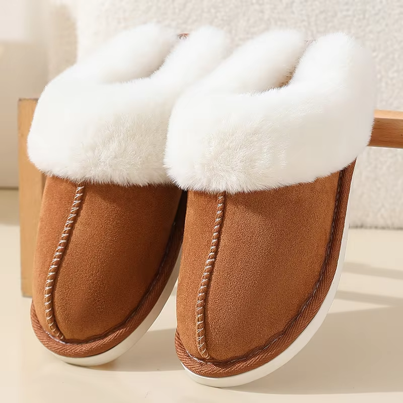 Mica – Winter Cozy Faux Fur Slippers