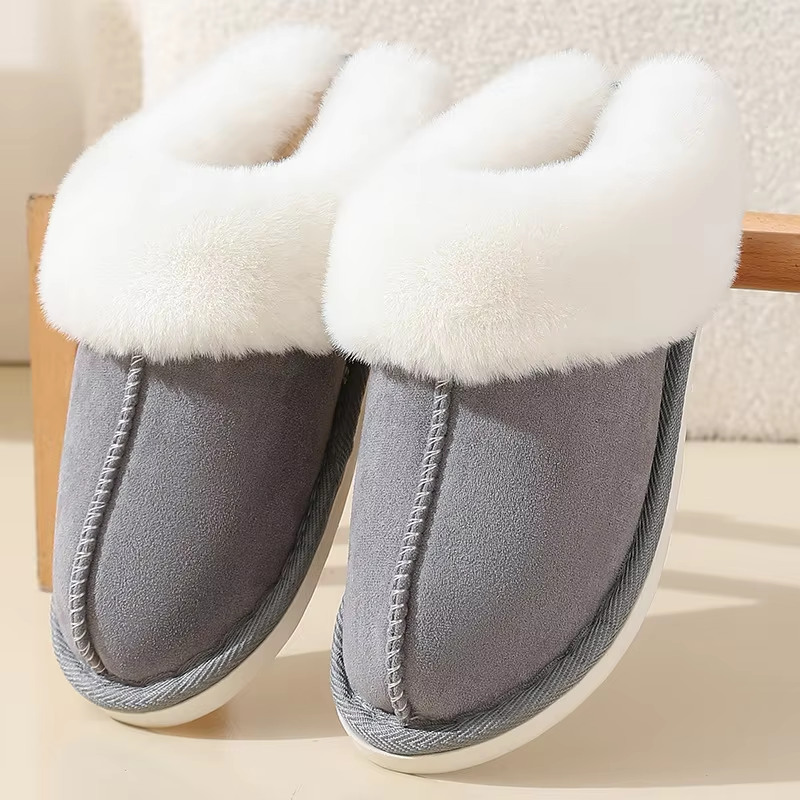 Mica – Winter Cozy Faux Fur Slippers