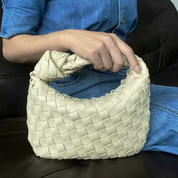 Anna – Mini Suede Woven Bag