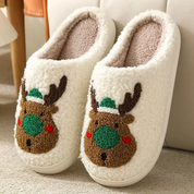 Noah & Emma – Christmas Elk Slippers