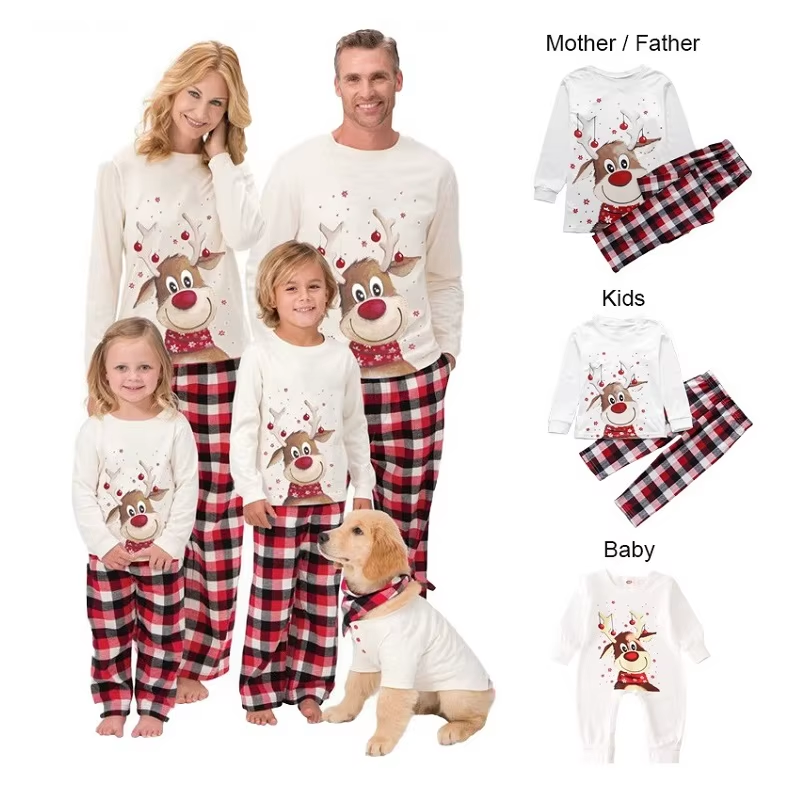 Noah & Family – Christmas Deer Pajama Set