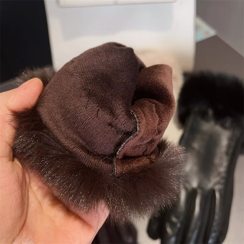 Luxury PU Leather Gloves