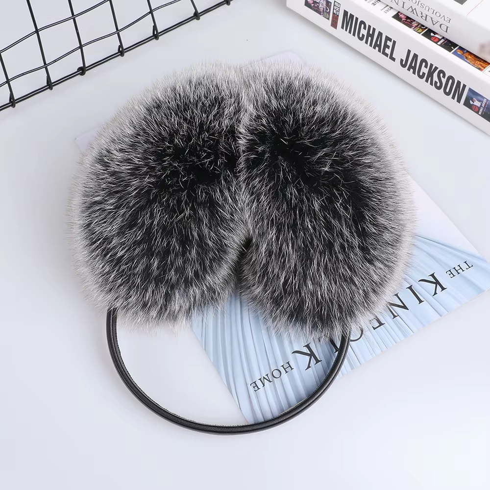 Nova – Real Fox Fur Earmuffs