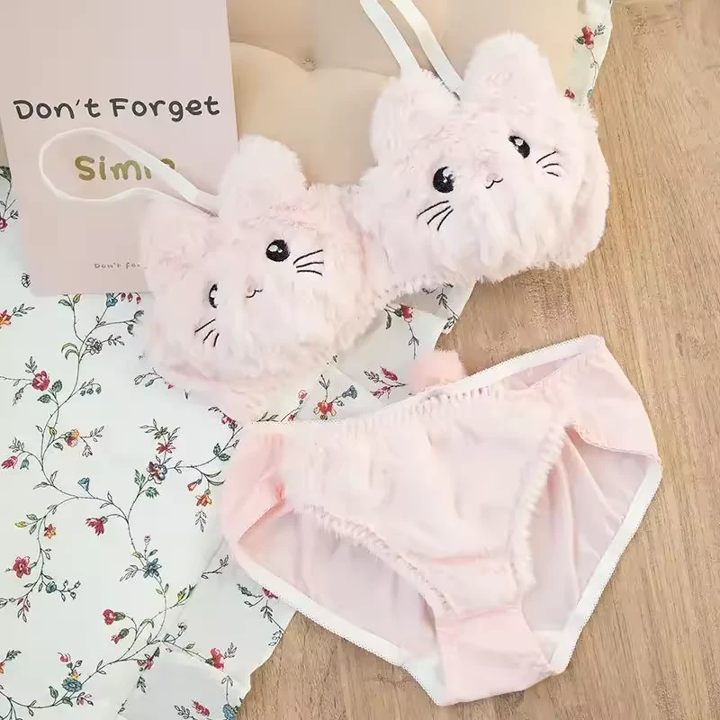 Sweet Kawaii Lolita Lace Bra & Thong Set