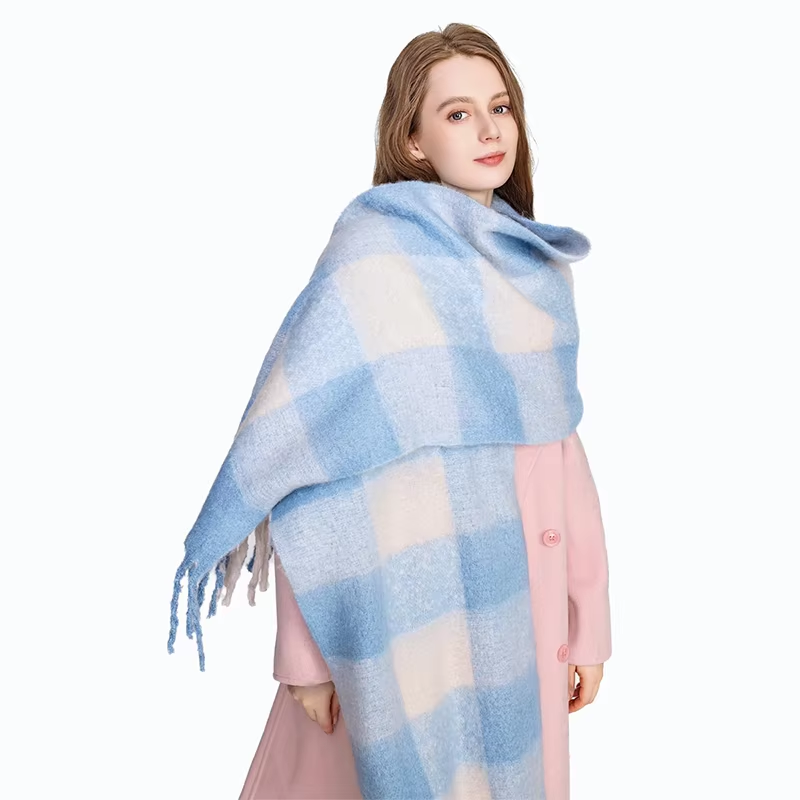 Plaid Luxury Cashmere Scarf