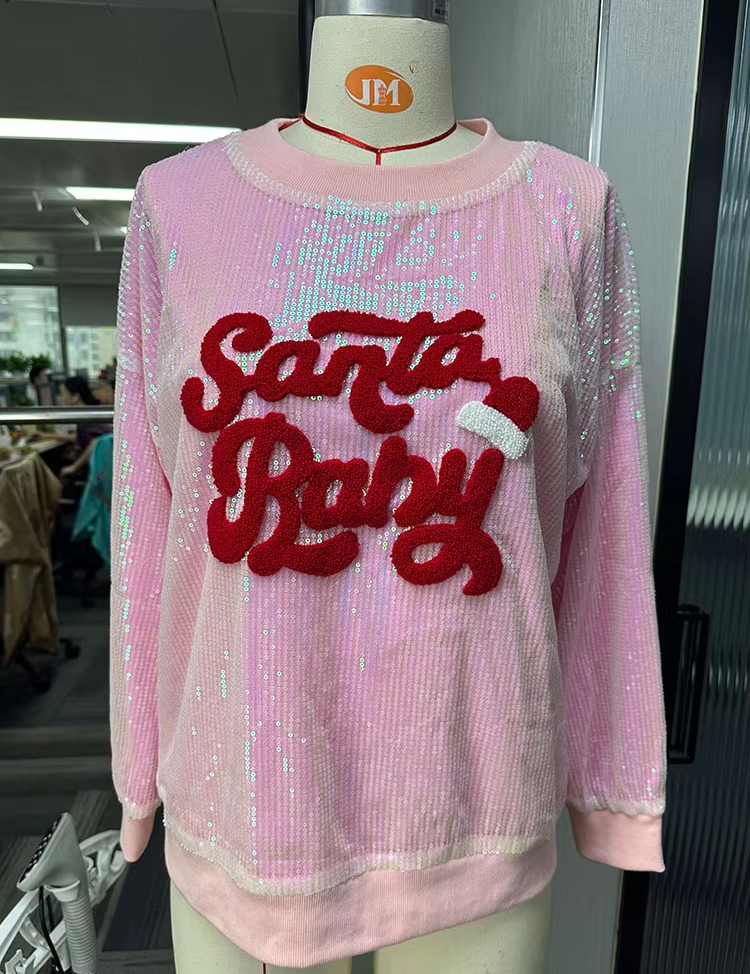 Daisy – Santa Baby Sequins Sweatshirt