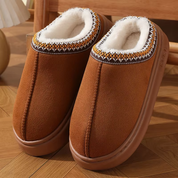 Nina – Fluffy Platform Winter Slippers