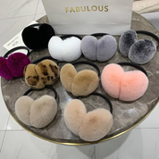 Aria – 100% Rex Rabbit Fur Earmuffs