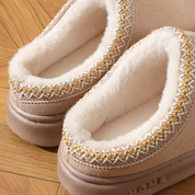 Nina – Fluffy Platform Winter Slippers